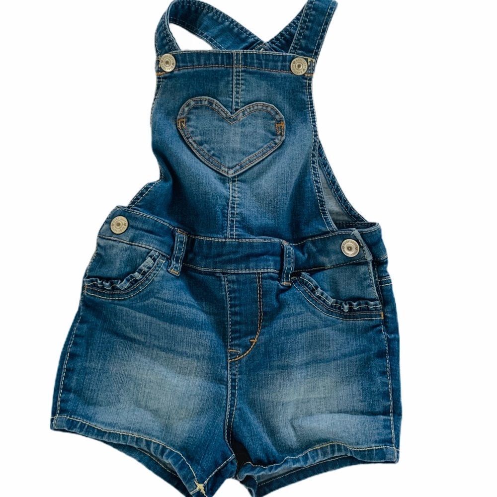 - H&M girls overalls 12-18 M